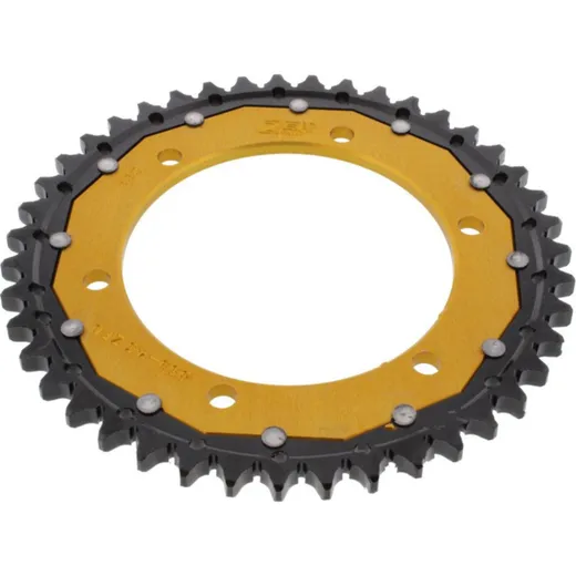 Rear sprocket dual 43 tooth pitch 530 gold ZFD85943GLD