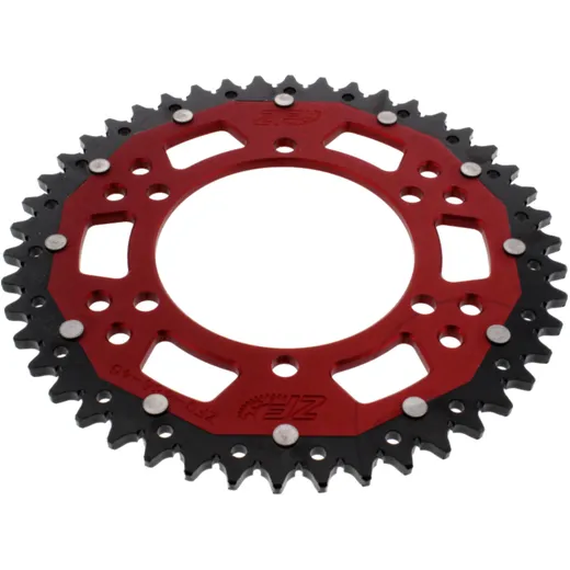 Kettenrad Dual 46Z Teilung 520 rot ZF Innendurchmesser 110 Lochkreis 130 passend für: Kawasaki Ninja, GPZ, Z