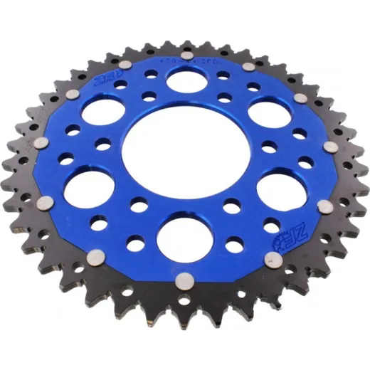 Rear sprocket dual 44 tooth pitch 520 blue