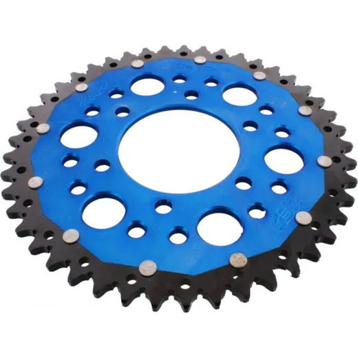 Rear sprocket dual 45 tooth pitch 520 blue