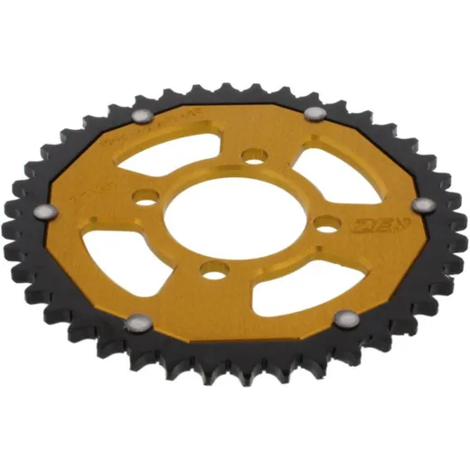 Rear sprocket dual 42 tooth pitch 428 gold