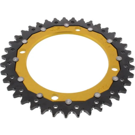 Rear sprocket dual 39 tooth pitch 520 gold ZFD85739GLD