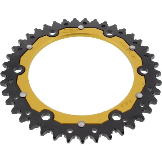 Rear sprocket dual 41 tooth pitch 525 gold ZFD341GLD
