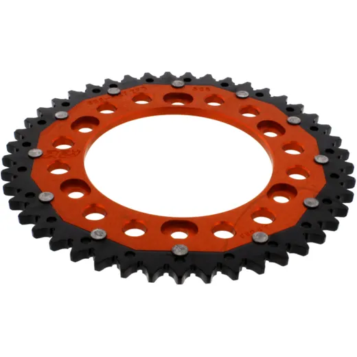 ZF Dual Kettenrad 45Z Teilung 525 orange für Motorräder
