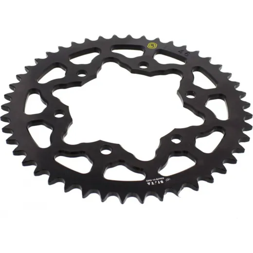 Rear sprocket aluminium 46 tooth pitch 520 black 201M 52046N
