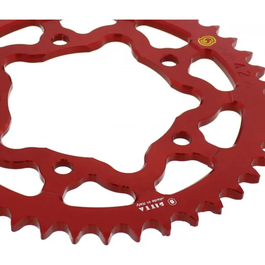 Alu-Kettenrad 42Z Teilung 525 rot_1
