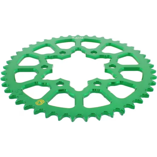 Rear sprocket aluminium 45tooth pitch 520 green