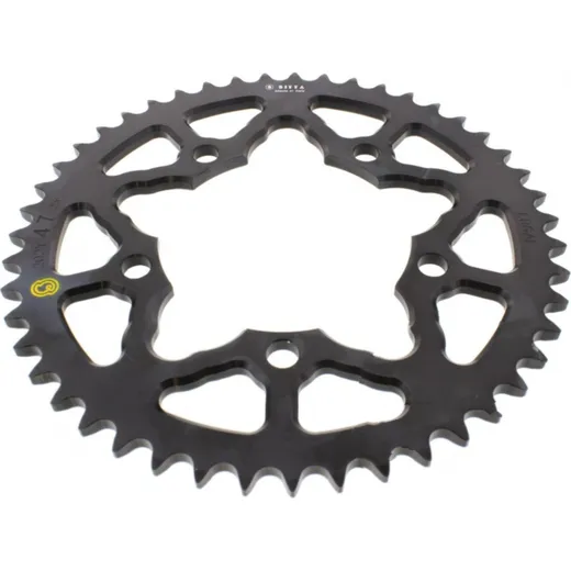 Alu chain wheel 47T pitch 525 black 202Y 52547N