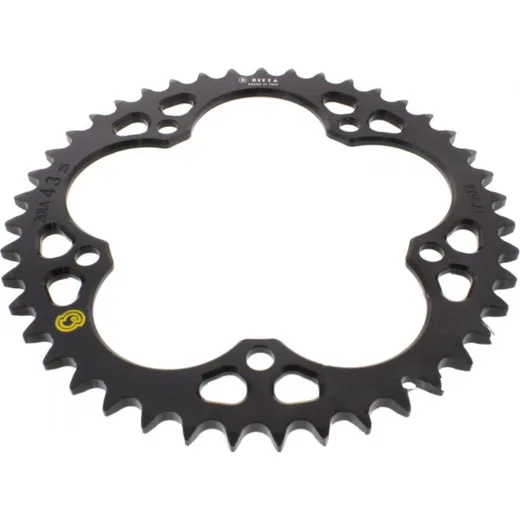 Alu chain wheel 43T pitch 525 black 201A 52543N