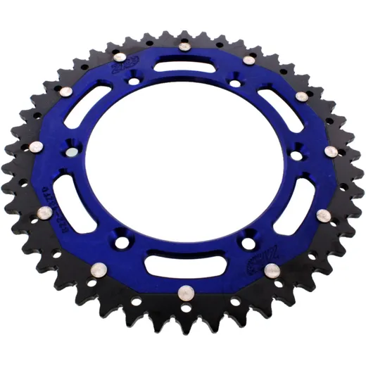 Kettenrad Dual 48Z Teilung 520 blau ZF Innendurchmesser 136 Lochkreis 156 passend für: Husqvarna TE, WR, SM, CR