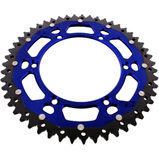 Kettenrad Dual 51Z Teilung 520 blau ZF Innendurchmesser 136 Lochkreis 156 passend für: Husqvarna TE, WR, SM, CR
