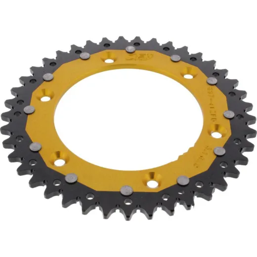 Rear sprocket dual 41 tooth pitch 520 gold ZFD89741GLD