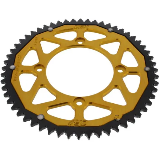 Rear sprocket dual 56 tooth pitch 428 gold ZFD114056GLD