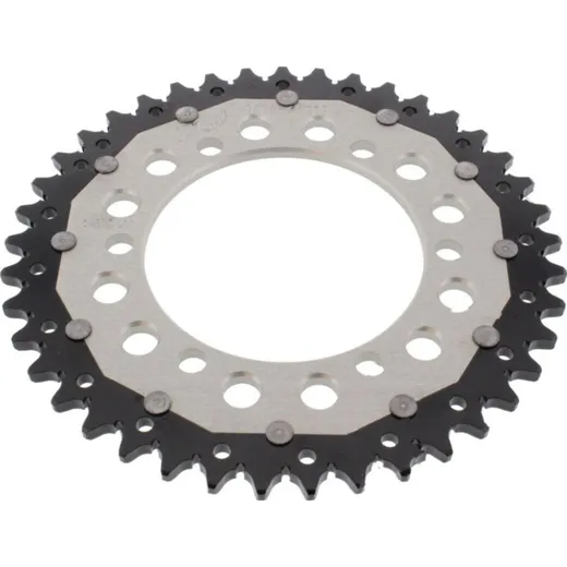 Rear sprocket dual 41 tooth pitch 520 silver