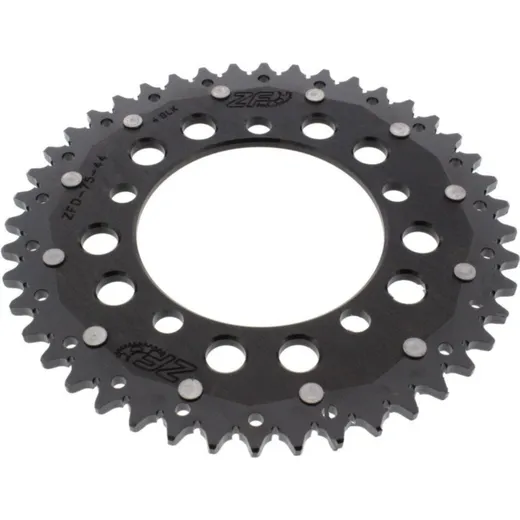 Rear sprocket dual 44 tooth pitch 520 black ZFD7544BLK