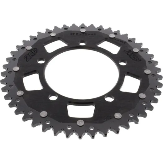 Rear sprocket dual 46 tooth pitch 520 black
