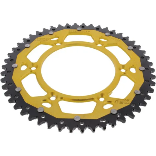 Rear sprocket dual 50 tooth pitch 520 gold