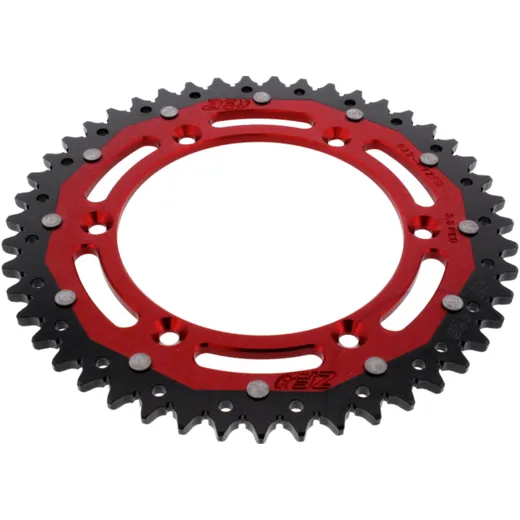 Kettenrad Dual 47Z Teilung 520 rot ZF Innendurchmesser 136 Lochkreis 156 passend für: Husqvarna TE, WR, SM, CR