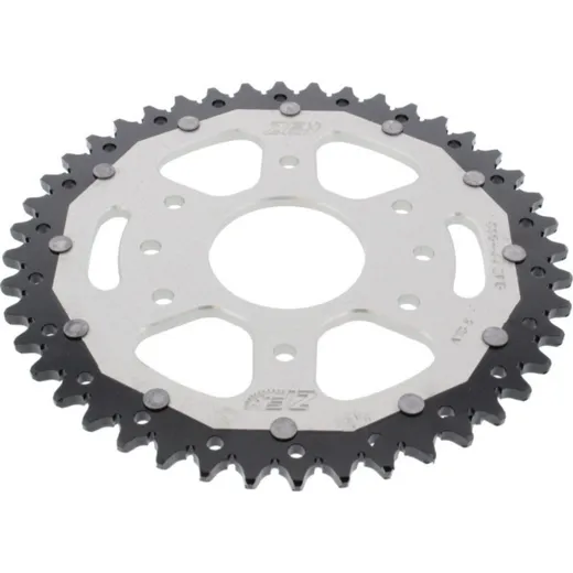 Rear sprocket dual 44 tooth pitch 520 silver ZFD89044SLV