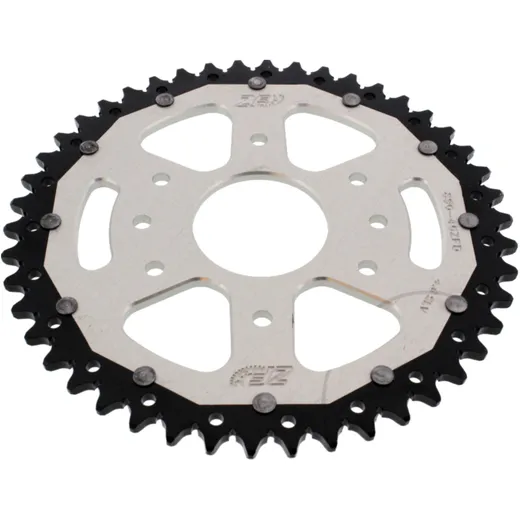 Kettenrad Dual 46Z Teilung 520 silber ZF Innendurchmesser 063 Lochkreis 110 passend für: Husqvarna Svartpilen, Vitpilen, SM