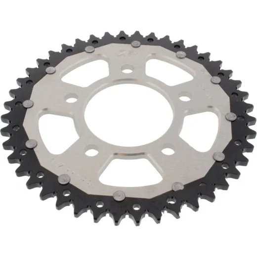 Rear sprocket dual 44 tooth pitch 525 silver ZFD133144SLV