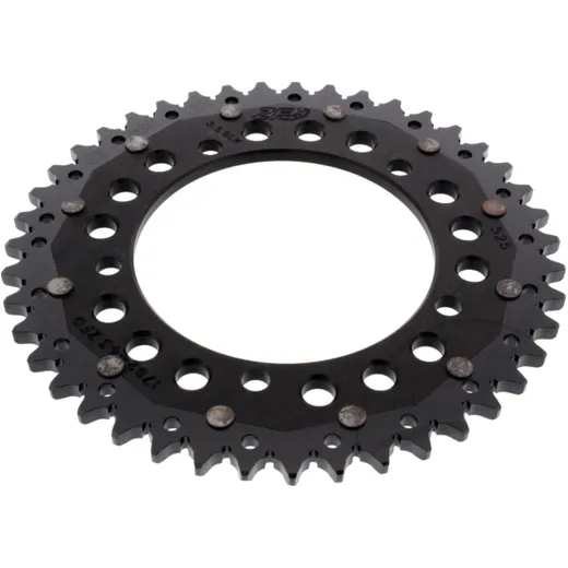 Kettenrad Dual 43Z Teilung 525 schwarz ZF Innendurchmesser 120 Lochkreis 140 passend für: Triumph Bonneville, Thruxton, Scrambler