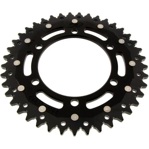 Kettenrad Dual 41Z Teilung 525 schwarz ZF Innendurchmesser 106 Lochkreis 125 passend für: Triumph Tiger, Street Triple, Bonneville