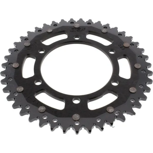 Rear sprocket dual 43 tooth pitch 525 black ZFD201443BLK
