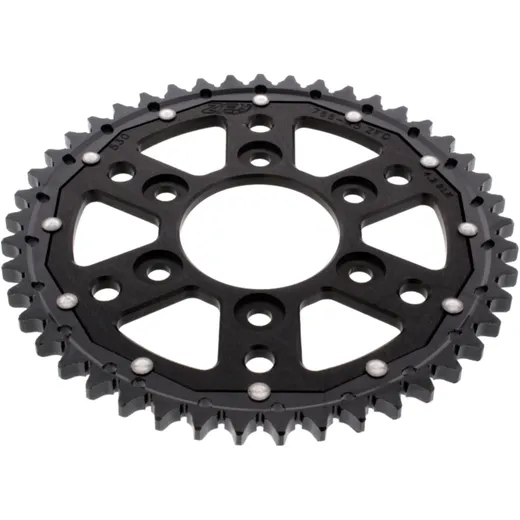 Rear sprocket dual 45 tooth pitch 530 black ZF inner diameter 073 bolt spacing 103 for: Ducati Multistrada