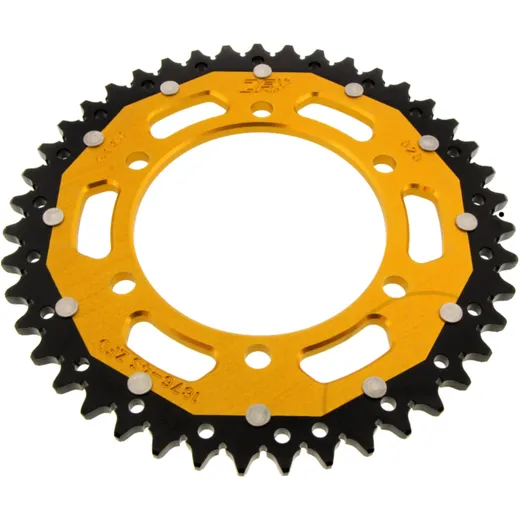 Rear Sprocket Dual 43T 525 gold for ZF