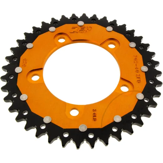 Kettenrad Dual 40Z Teilung 525 gold ZF Innendurchmesser 100 Lochkreis 120 passend für: Aprilia Shiver, Dorsoduro, Mana