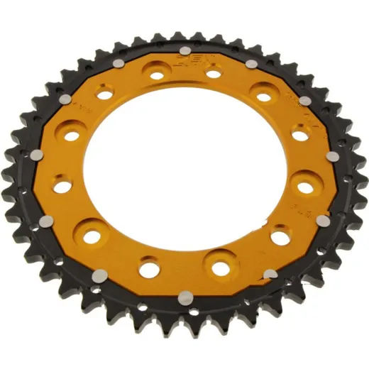 Rear sprocket dual 46 tooth pitch 530 gold ZFD130646GLD