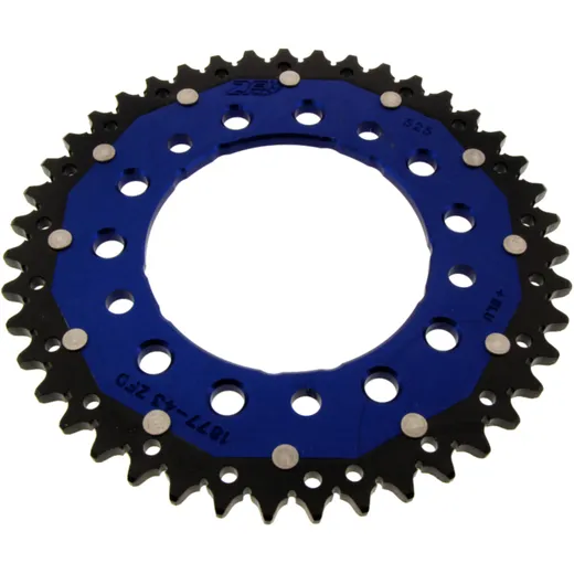 Dual Kettenrad 43 Zähne 525 Blau ZF für Motorräder