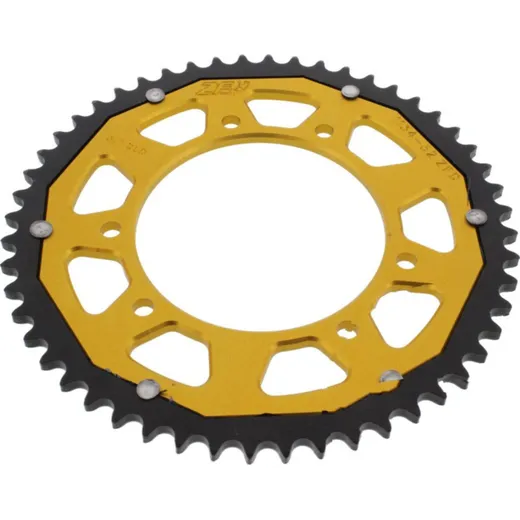 Rear sprocket dual 52 tooth pitch 428 gold ZFD113452GLD