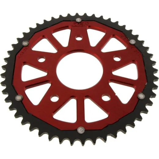 Rear sprocket dual 50 tooth pitch 428 red