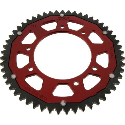 Kettenrad Dual 53Z Teilung 420 rot