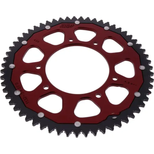 Rear sprocket dual 59 tooth pitch 420 red ZFD113259RED