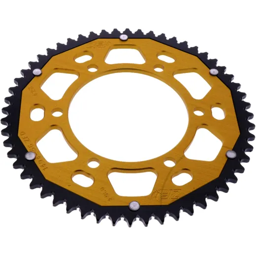 Kettenrad Dual 56Z Teilung 428 gold ZF Innendurchmesser 110 Lochkreis 130 passend für: Kawasaki Z, Ninja