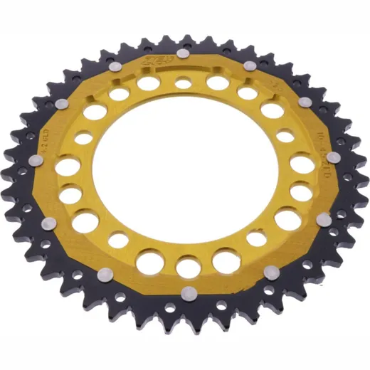 Rear sprocket dual 45 tooth pitch 525 gold