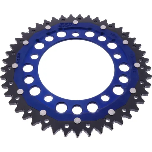 Rear sprocket dual 45 tooth pitch 525 blue