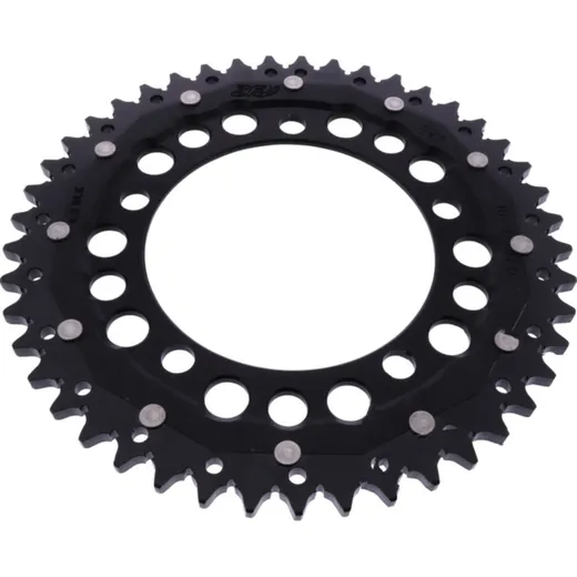 Rear sprocket dual 45 tooth pitch 525 black ZFD1045BLK
