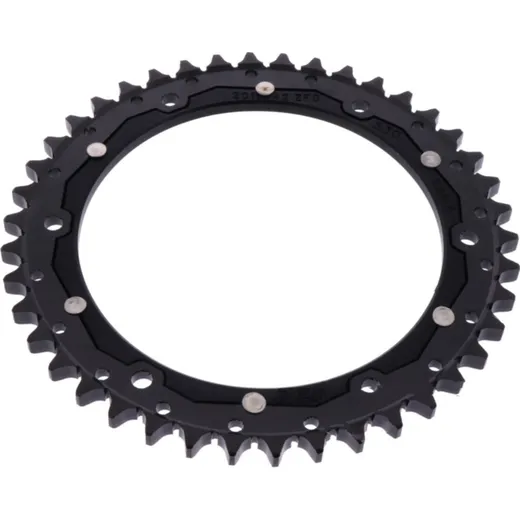 Rear sprocket dual 42 tooth pitch 530 black