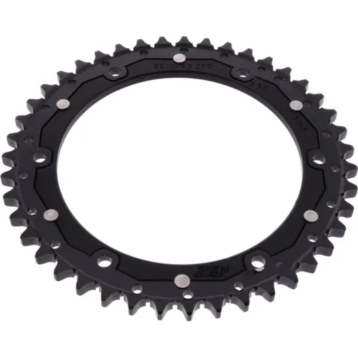 Rear sprocket dual 43 tooth pitch 530 black
