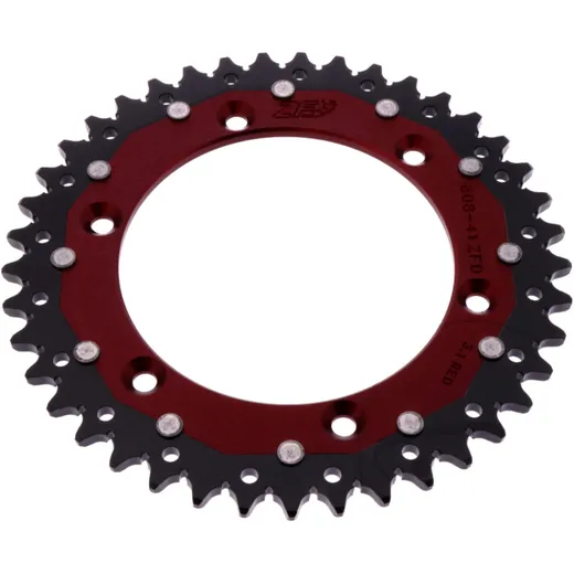 ZF Dual Kettenrad 41Z 520 rot für Motorräder