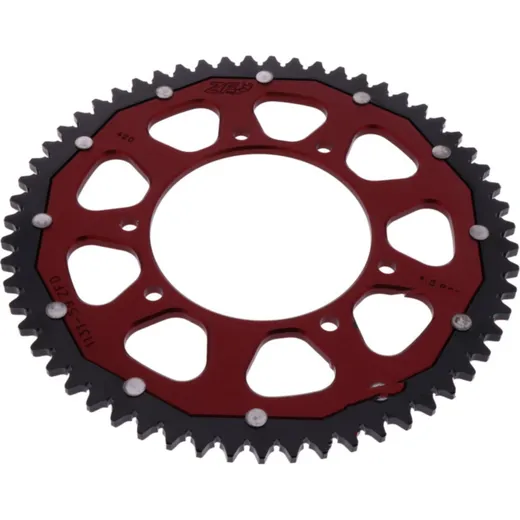 Rear sprocket dual 59 tooth pitch 420 RED