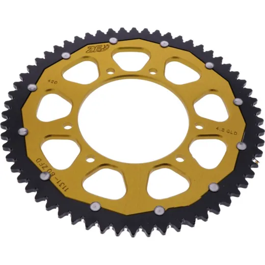 Rear sprocket dual 60 tooth pitch 420 GOLD
