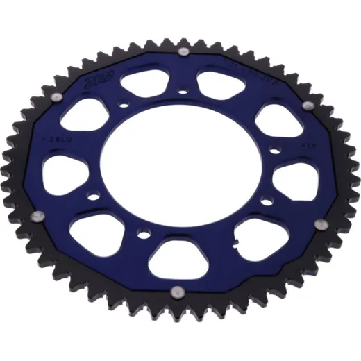 Rear sprocket dual 56 tooth pitch 420 BLUE