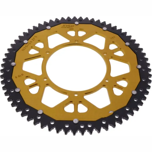 Rear sprocket dual 65 tooth pitch 420 GOLD