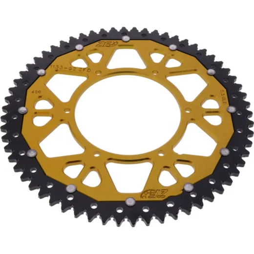 Rear sprocket dual 62z pitch 420 golD