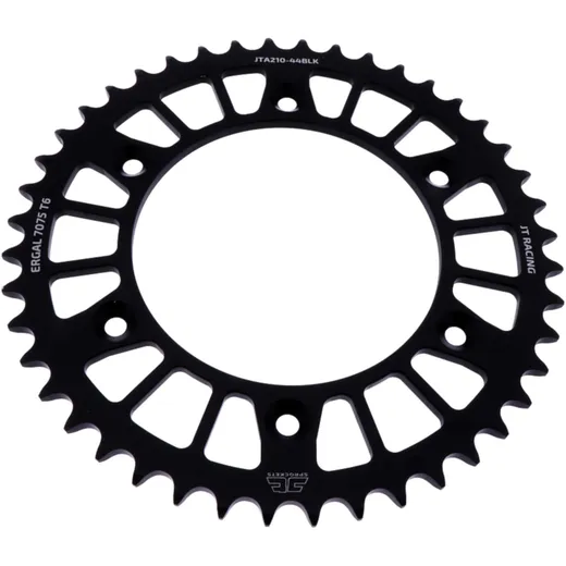 Alu - Kettenrad 44Z Teilung 520 schwarz JT Innendurchmesser 125 Lochkreis 153 passend für: Honda CRF, CR, XR